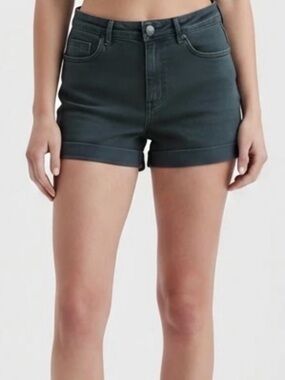 H&M Olive Green Denim Shorts